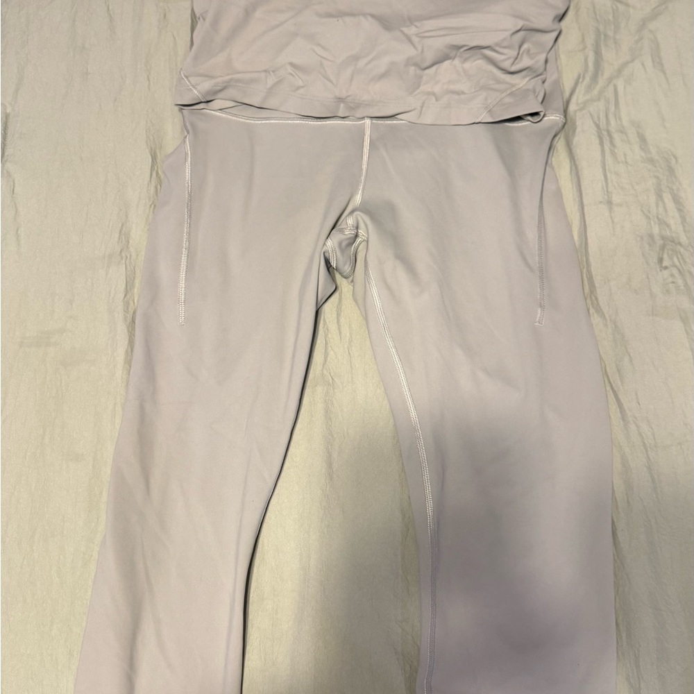 lululemon athletica Light Gray Leggings